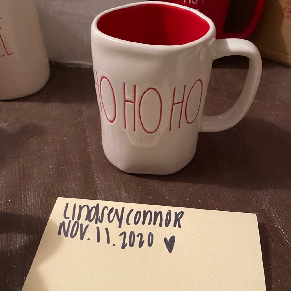 rae dunn ho ho ho mug